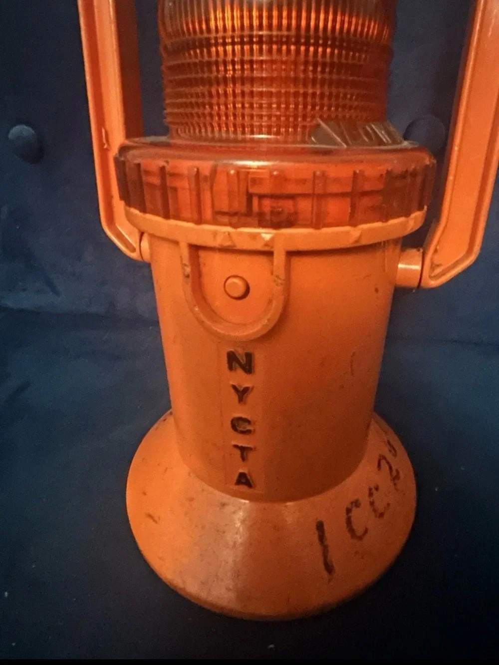Vintage NYCTA New York Highway FLASHERS Auto Road Safety Yellow Amber Light